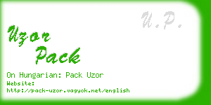 uzor pack business card